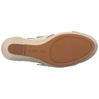 Buy Nine West Women's Jellia Leather Wedge Sandal Online in UAE