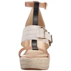 Buy Nine West Women's Jellia Leather Wedge Sandal Online in UAE