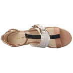 Buy Nine West Women's Jellia Leather Wedge Sandal Online in UAE