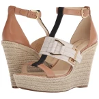 Buy Nine West Women's Jellia Leather Wedge Sandal Online in UAE