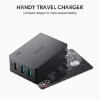 Buy Quick Charge AUKEY USB Wall Charger with 3 USB Ports & Foldable Plug Online in UAE