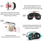 VOX+ Z3 3D VR Virtual Reality Headset Viewing Glasses for iPhone, Samsung, Google and all Android Smartphones, Get Excited Now