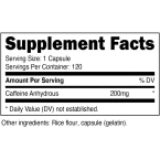 Nutricost Caffeine Pills 200mg, 120 Caps