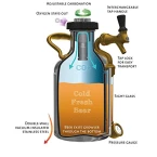 Buy online Imported Stainless Steel uKeg 128 Growler for Beer in UAE 