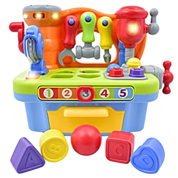 Buy Deluxe Toy Workshop Playset For Kids With In..