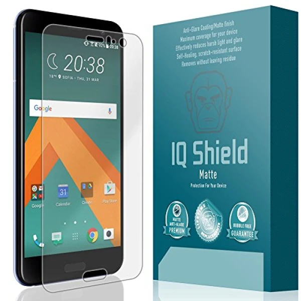 High Quality Iq Shield Matte Full Coverage Anti-Glare Screen Protector For Htc U11 Made In USA