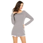Buy online High Class Cowl Back Long Sleeve shirts in UAE 