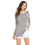 Buy online High Class Cowl Back Long Sleeve shirts in UAE 
