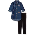 Fashionable Top and Legging Set for Girls sale in UAE