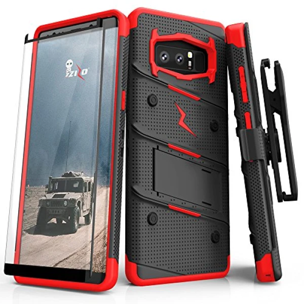Zizo BOLT Series compatible with Samsung Galaxy Note 8 with Tempered Glass Screen Protector Now in UAE