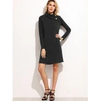 Get online High quality women`s Turtleneck Long Coats in UAE 