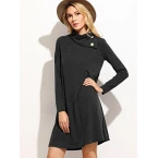 Get online High quality women`s Turtleneck Long Coats in UAE 