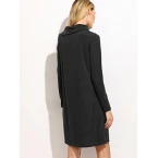 Get online High quality women`s Turtleneck Long Coats in UAE 