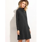 Get online High quality women`s Turtleneck Long Coats in UAE 