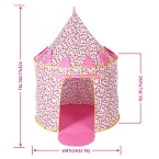 Buy Light Up Cotton Castle Tent Princess Playhouse with Carry Case Online in UAE