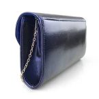 Buy Wedding Party Womens Evening Clutch With Chain Strap Metal Bar Accent Purse Online in UAE