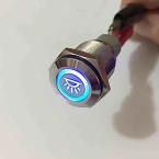 etopars 12v car blue led light interior push button shop online in UAE
