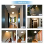 Original B-Right 20W Ultra-Thin Square LED Flush Mount Ceiling Light Sale in UAE