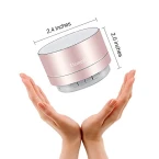BUY ELEMUSI BLUETOOTH SPEAKER,PORTABLE STEREO OUTDOOR SPEAKER,MINI WIRELESS SPEAKER WITH HD AUDIO AND ENHANCED BASS, BUILT-IN-MIC SPEAKERPHONE, FM RADIO AND TF CARD PLAY MUSIC (ROSE GOLD) IMPORTED FROM USA