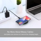 Buy Online High quality wireless charger for iPhone &Galaxy Note Phones in UAE 