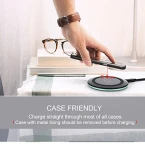 Buy Online High quality wireless charger for iPhone &Galaxy Note Phones in UAE 