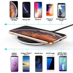 Buy Online High quality wireless charger for iPhone &Galaxy Note Phones in UAE 