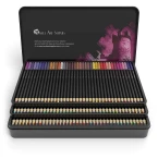 castle art supplies 120 colored pencil set for artists featuring soft series shop online UAE