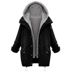 Buy online High Quality Women`s 2 piece Hodded+Coat Jacket in UAE 