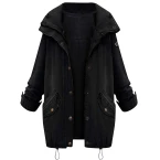 Buy online High Quality Women`s 2 piece Hodded+Coat Jacket in UAE 
