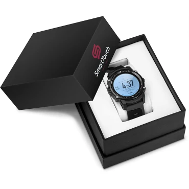 Smart Touch FS08 Swim Smart Watch (Android, iOS) Touchscreen, GPS Bluetooth Fitness Tracker | IP68 Waterproof Pedometer, Altimeter, HR Monitor | Running, Cycling, Hiking, Sports | Men, Women (Black) Smart Touch FS08 Swim Smart Watch (Android, iOS) Touchscreen, GPS Bluetooth Fitness Tracker | IP68 Waterproof Pedometer, Altimeter, HR Monitor | Running, Cycling, Hiking, Sports | Men, Women (Black)