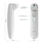 Abody Blackhead Remover Vacuum, Electric Skin Facial Pore Cleaner Blackhead Vacuum Suction Removal Blackhead Extractor with LED Display and 4 Suction Heads for Women Men Face Nose
