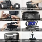 Buy American Virtual Reality Glasses 3D VR Headset with Remote Controller Large Viewing Experience in UAE