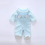 scaling baby boys girls long sleeves keep warm cartoon hooded romper jumpsuit shop online in UAE