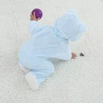 scaling baby boys girls long sleeves keep warm cartoon hooded romper jumpsuit shop online in UAE