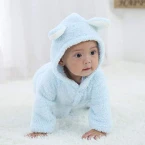 scaling baby boys girls long sleeves keep warm cartoon hooded romper jumpsuit shop online in UAE