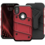Zizo Bolt Series Case For Iphone Xs Max  With Tempered Glass Screen Protector In UAE