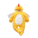 mikistroy baby snowsuit winter jumpsuit romper thick hoodie footies outfit yellow shop online in UAE