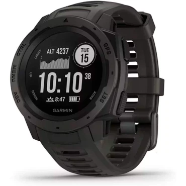 Garmin 010-02064-00 Instinct, Rugged Outdoor Watch with GPS, Features Glonass and Galileo, Heart Rate Monitoring and 3-Axis Compass, Graphite Garmin 010-02064-00 Instinct, Rugged Outdoor Watch with GPS, Features Glonass and Galileo, Heart Rate Monitoring and 3-Axis Compass, Graphite
