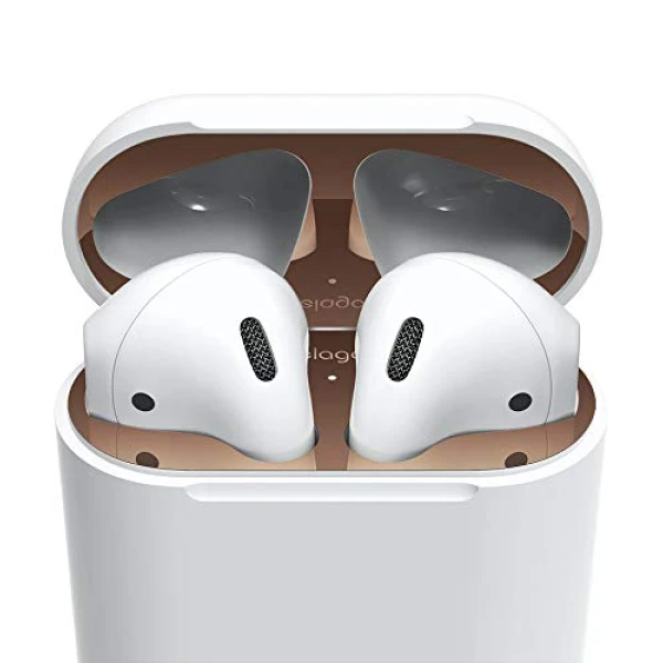 Buy Elago Dust Guard For Airpods Rose Gold  18k Gold Plating Protect Airpods For Sale In UAE