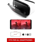 VR Headset - Virtual Reality Goggles by VR WEAR 3D VR Glasses for iPhone 6/7/8/Plus/X & S6/S7/S8/Note and Other Android Smartphones with 4.5-6.5" Screens - Infinity