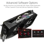 ASUS GeForce RTX 2060 Overclocked 6G GDDR6 Dual-Fan EVO Edition VR Ready HDMI DisplayPort DVI Graphics Card (DUAL-RTX2060-O6G-EVO)