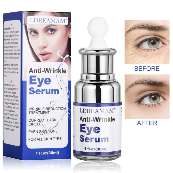 Buy Imported Anti Wrinkle Eye Serum | Dark Circles Treatment | Serum for Fine Lines, Under Eye Bags