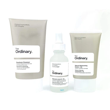 The Ordinary The Daily Set (3 Pcs: The Ordinary Squalane Cleanser - The Ordinary Hyaluronic Acid 2% + B5 - The Ordinary Natural Moisturizing Factors + HA)