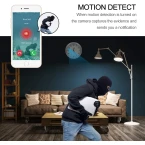 Shop Wifi Spy Camera Wall Clock for Home and Office Sale in UAE