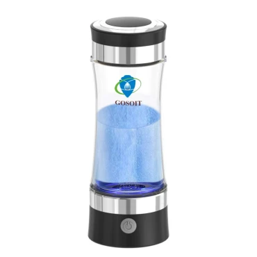 Hydrogen Water Bottle Generator with Beautiful LED Indicator,Content Up to PH of 7.5-9.0 Hydrogen Water Generator, Hydrogen Water Maker with SPE Membrane for Sports and Travel Hydrogen Water Bottle Generator with Beautiful LED Indicator,Content Up to PH of 7.5-9.0 Hydrogen Water Generator, Hydrogen Water Maker with SPE Membrane for Sports and Travel