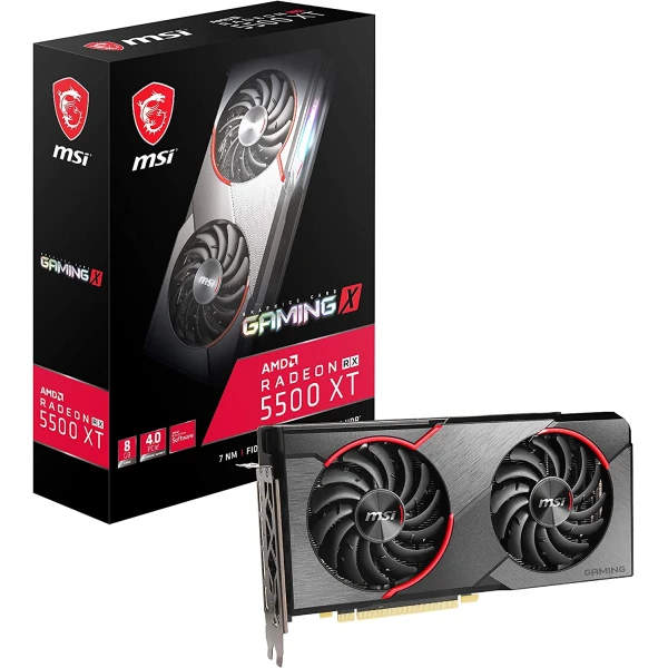 Msi Gaming Radeon Rx 5500 Xt Boost Clock: 1845 M..