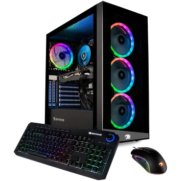 iBUYPOWER Pro Gaming PC Computer Desktop Element MR9700v2 (AMD Ryzen 3 3100 3.6GHz, AMD Radeon RX 570 4GB, 8GB DDR4 RAM, 240GB SSD, 1TB HDD, Wi-Fi Ready, Windows 10 Home)