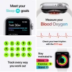 New Apple Watch Series 6 (GPS, 40mm) - Blue Aluminum Case with Deep Navy Sport Band