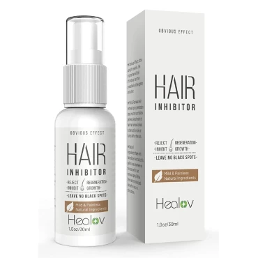 Natural Stop Grow Hair Growth Inhibitor Spray for Face, Body, Chin, Arms, Underarms, Bikini Zone Area, Bare Legs – Painless No Pain After Hair Removal Growth Stopper for Women & Men, 1oz/30ml