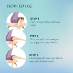 Nopunzel Hair Inhibitor- Hair Stop Growth Spray - Natural Ingredient to Inhibit and Reduce to Stop Hair Growth - Safe for Face, Arm, Leg, Armpit Use - Smooth Your Skin